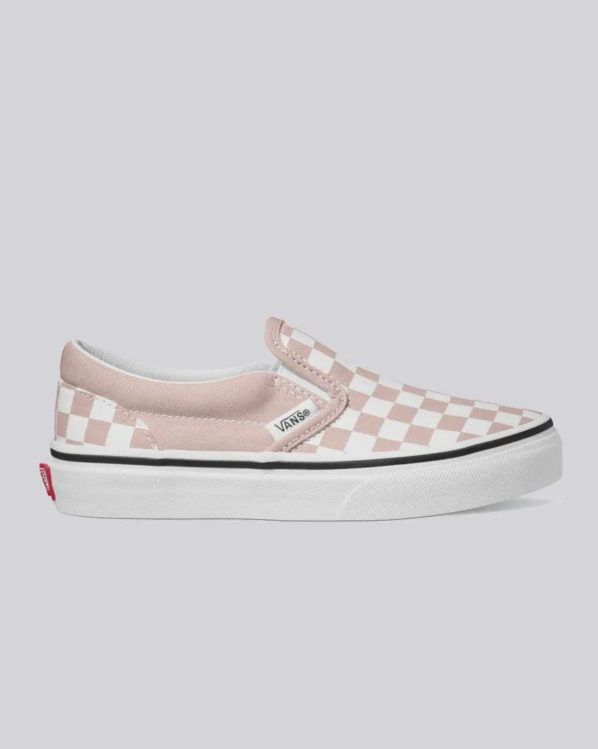 VANS Classic Slip-On Color Theory Checkerboard Rose Smoke - Pink