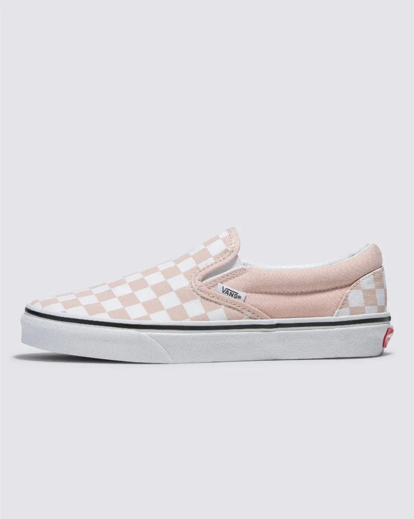 VANS Classic Slip-On Color Theory Checkerboard Rose Smoke - Pink