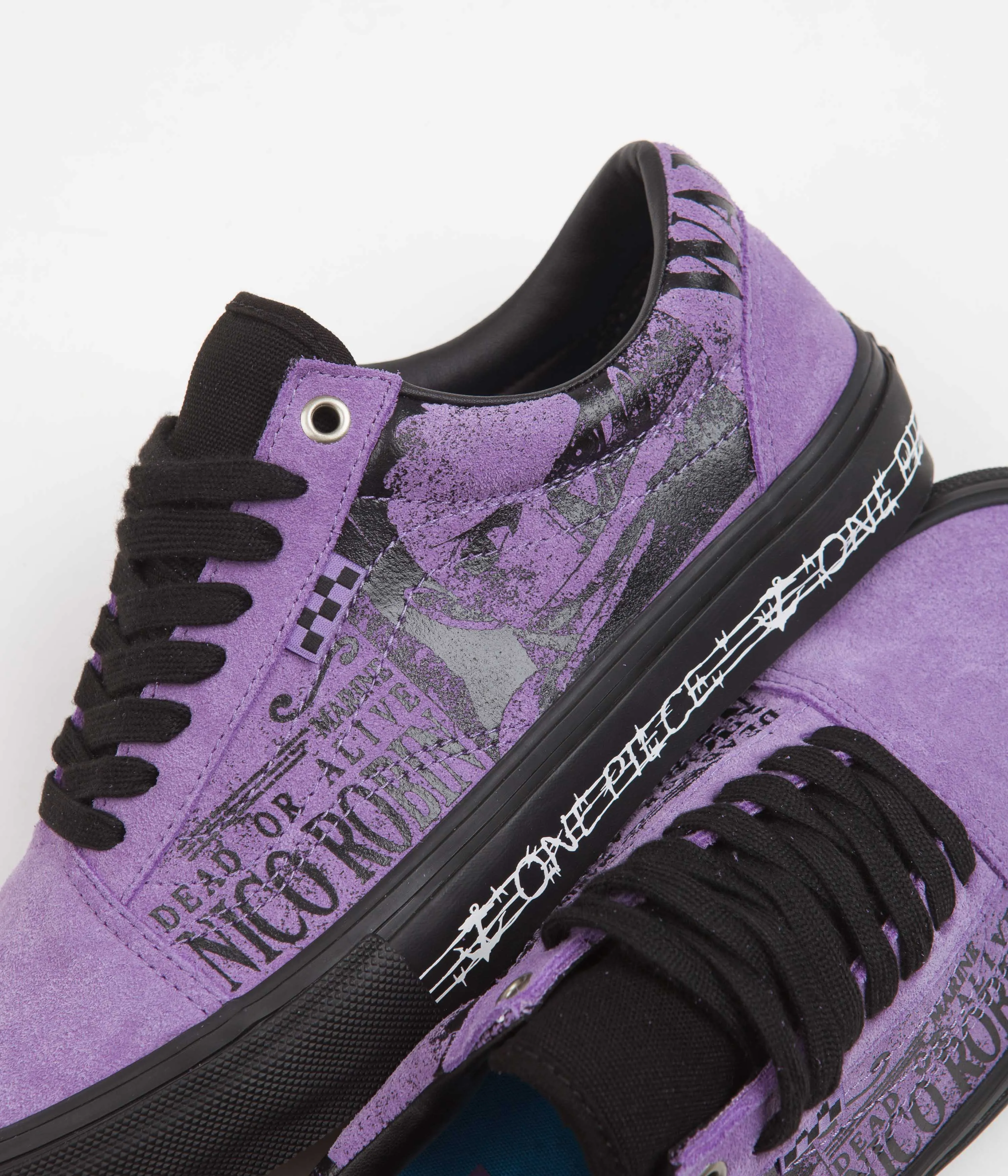 Vans Skate Old Skool Shoes - (One Piece Wanted Nico) Robin Purple