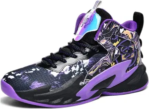 VAXAV Unisex High Top Basketball Shoes Outdoor Sports Running Tennis Sneakers