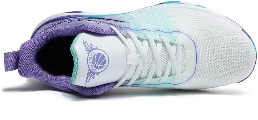 VAXAV Unisex Professional Outdoor Sports Sneakers High Top Basketball Athletic Running Tennis Shoes