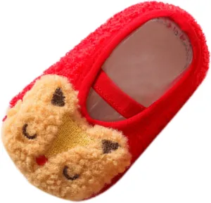 Water Shoes Women Boys and Girls Cartoon Character Pattern Warm Toddler Shoes Indoor Floor Socks Non Slip Fashion Toddler Shoes Breathable Cartoon Warm Toddler Shoes Small Girl
