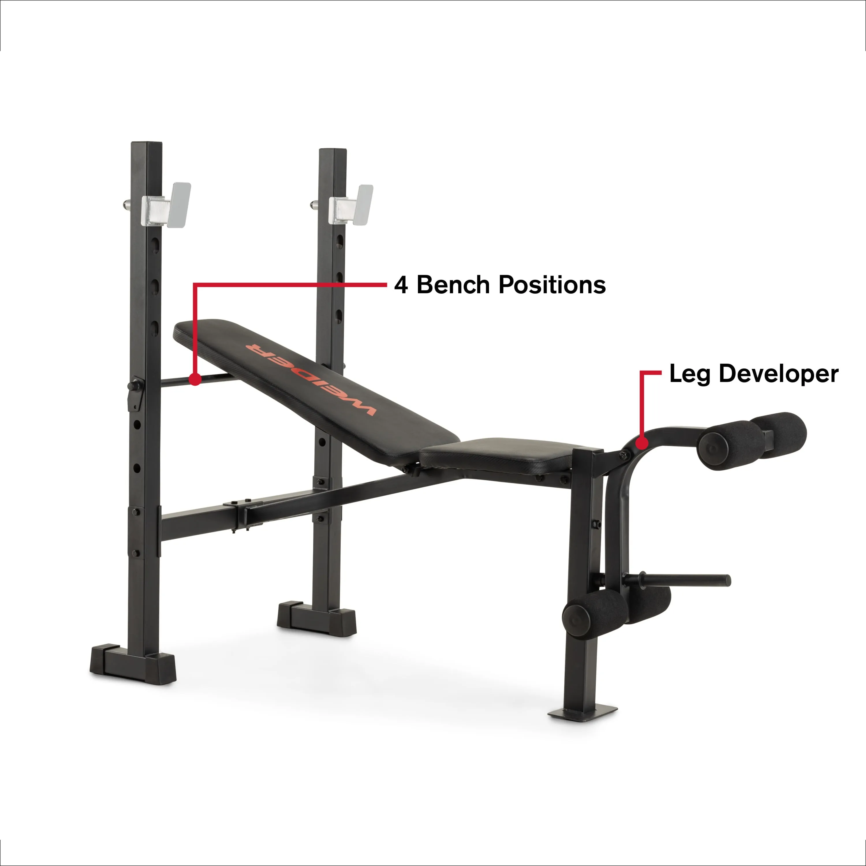 Weider Legacy Standard Bench & Rack, 410 Lb