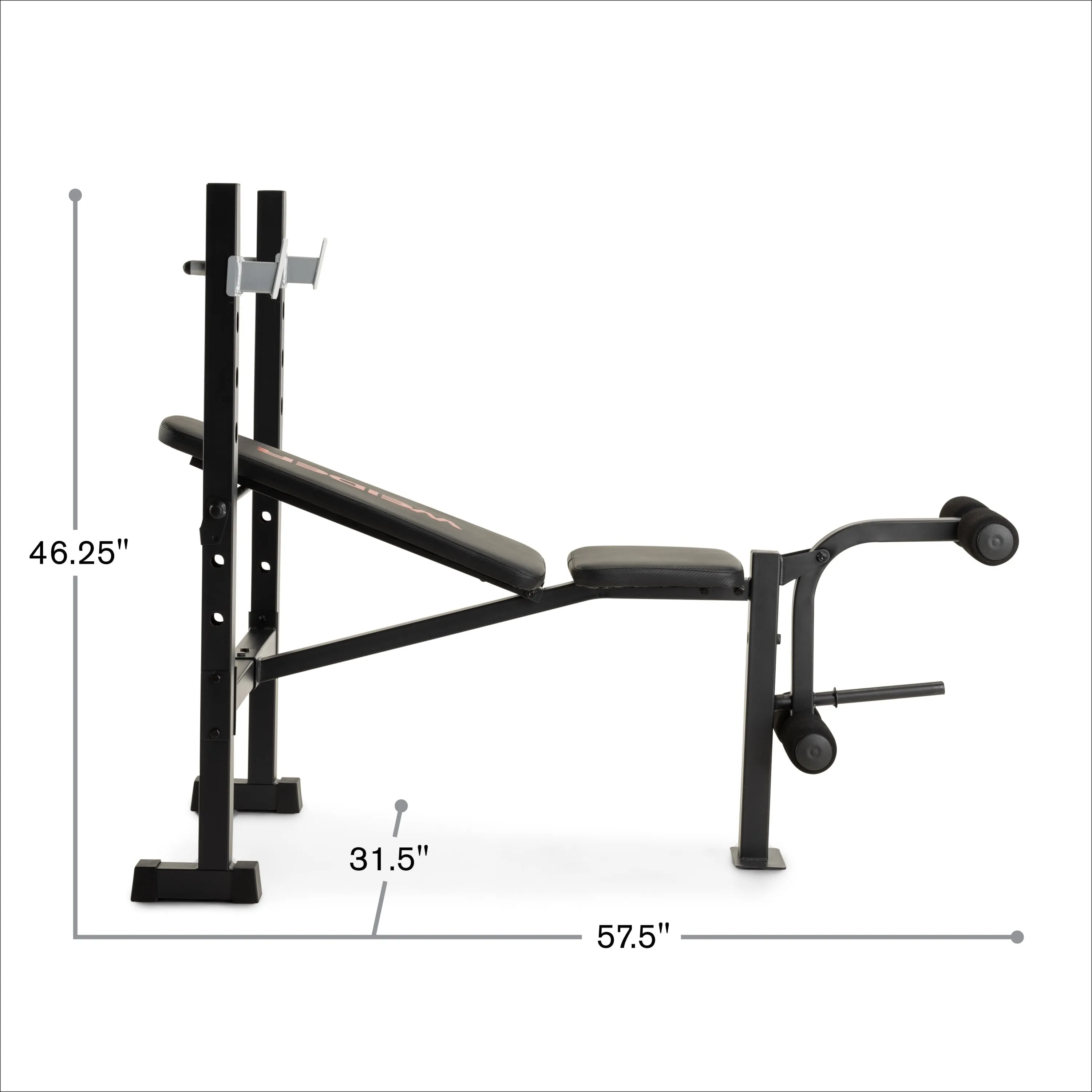 Weider Legacy Standard Bench & Rack, 410 Lb