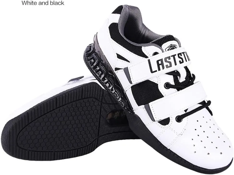 Weightlifting Shoes Men women Breathable Leather Gym Lifting Sneakers Support Balance Training Shoes Non-Slip Wear Resistant Sole Squat Shoe Deadlifting Fitness Indoor Cross-Trainer unisex,38-45 EU