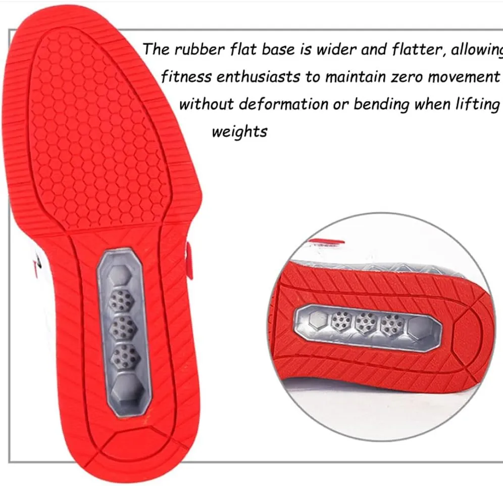 Weightlifting Shoes Men women Breathable Leather Gym Lifting Sneakers Support Balance Training Shoes Non-Slip Wear Resistant Sole Squat Shoe Deadlifting Fitness Indoor Cross-Trainer unisex,38-45 EU