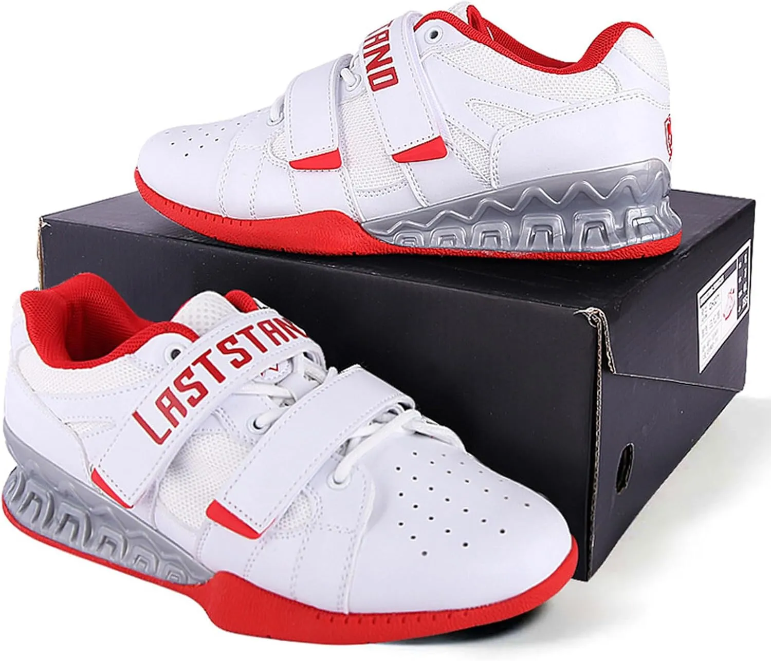 Weightlifting Shoes Men women Breathable Leather Gym Lifting Sneakers Support Balance Training Shoes Non-Slip Wear Resistant Sole Squat Shoe Deadlifting Fitness Indoor Cross-Trainer unisex,38-45 EU