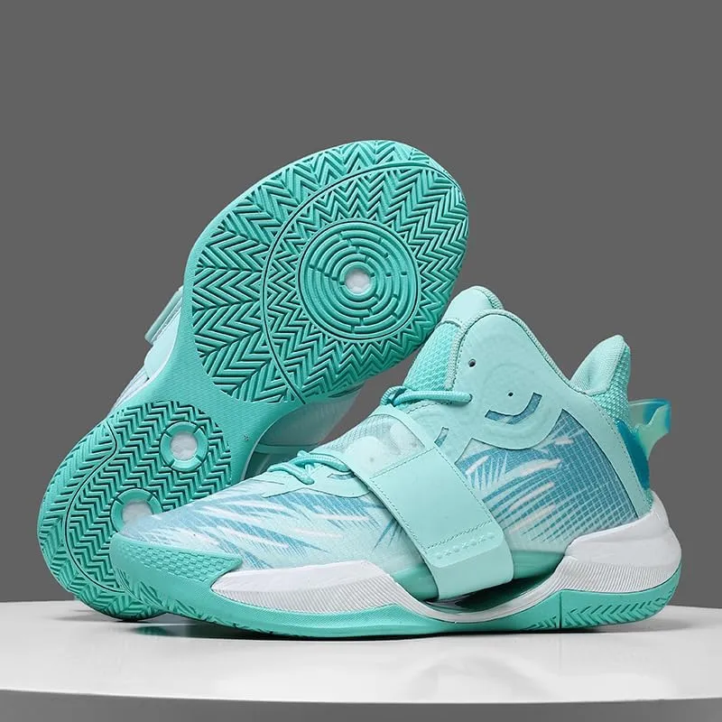 Women Men Basketball Shoes Breathable Anti Slip Wear Resistant Super Light Basketball Sneakers Outdoor Cushioning Workout Fashion Running Sneakers