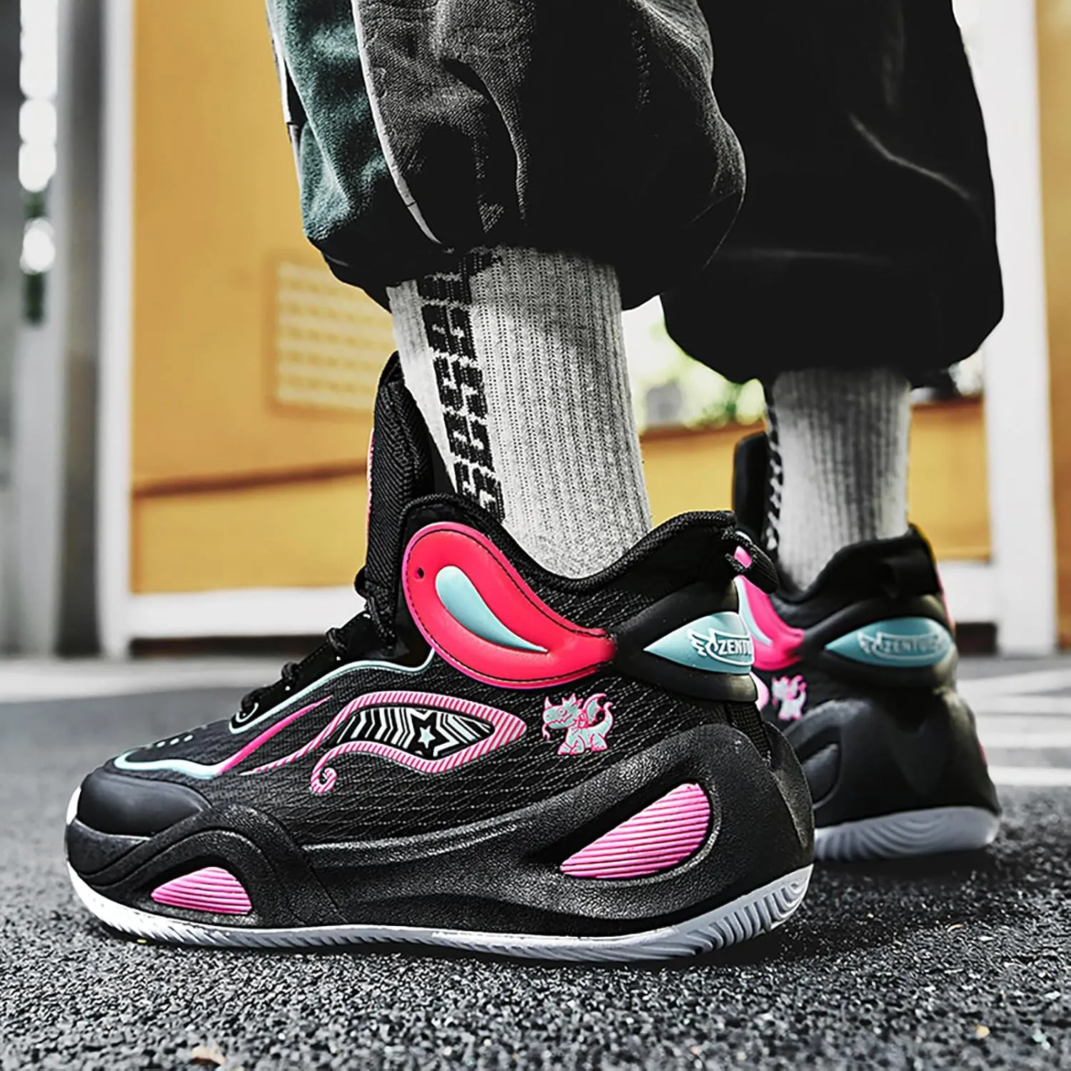 Women Men Basketball Shoes Breathable Men Non Slip Outdoor Fashion Unisex Sneakers