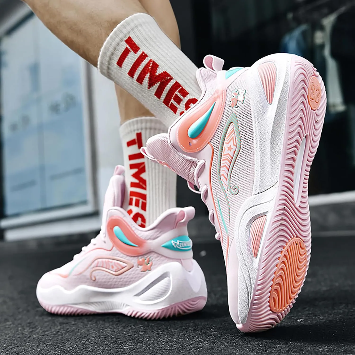 Women Men Basketball Shoes Breathable Men Non Slip Outdoor Fashion Unisex Sneakers