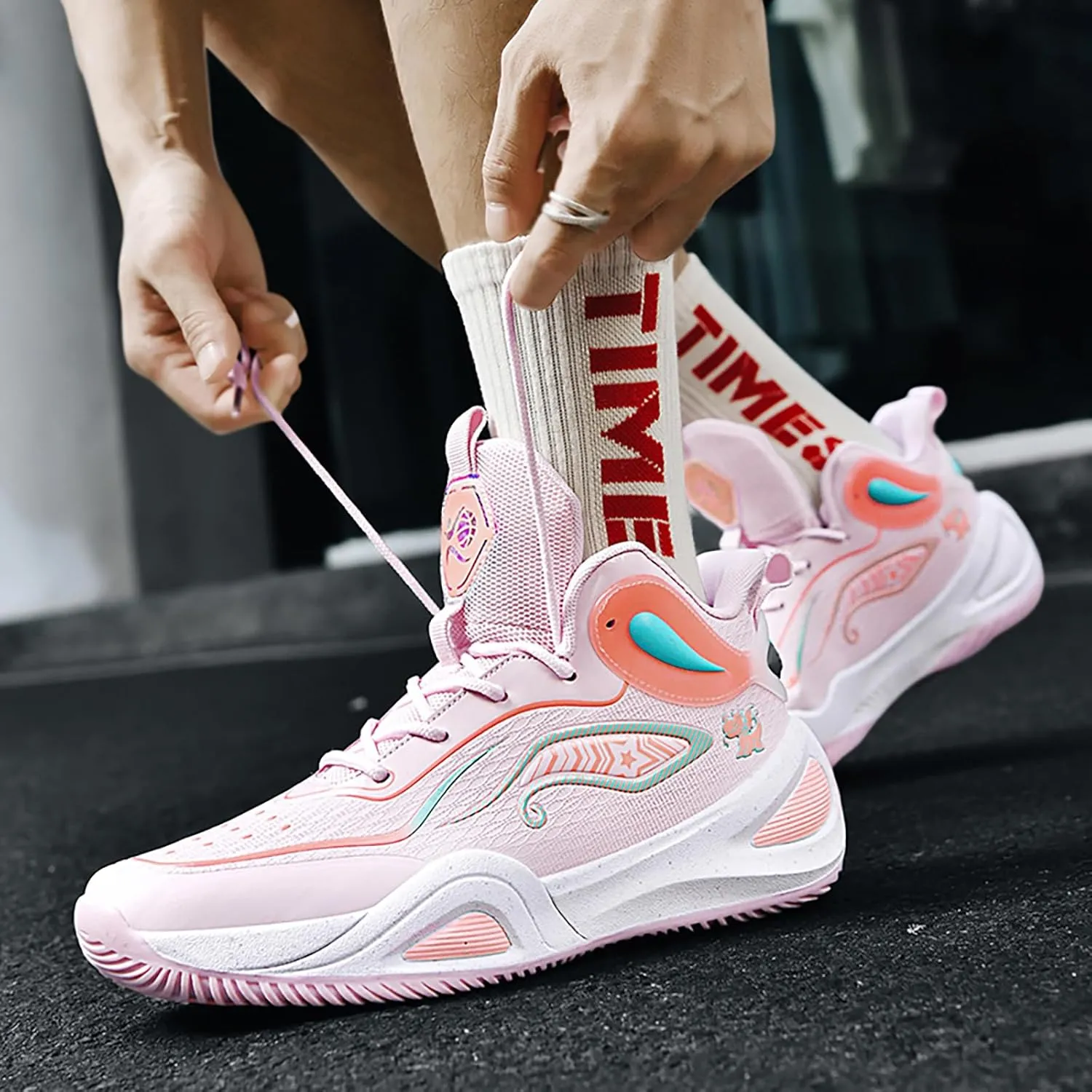 Women Men Basketball Shoes Breathable Men Non Slip Outdoor Fashion Unisex Sneakers