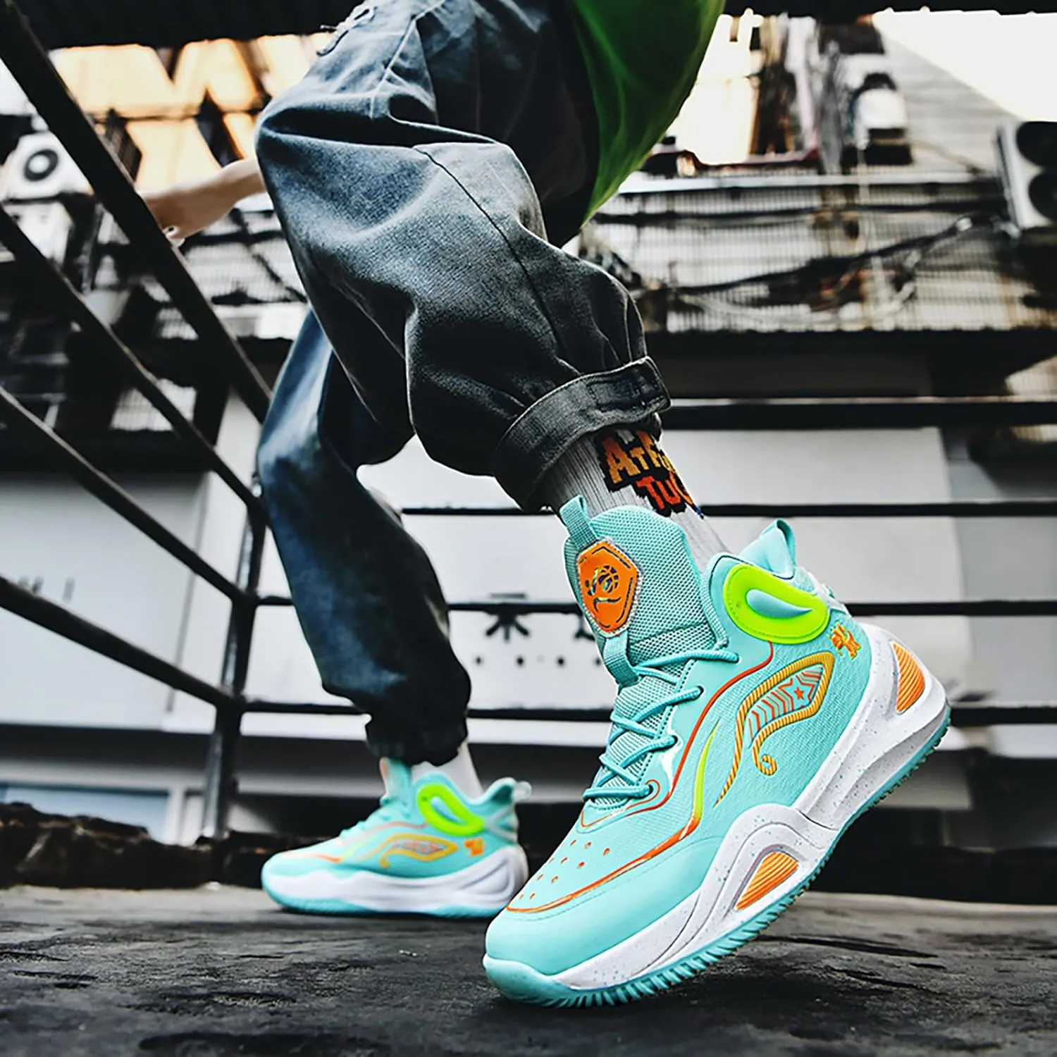 Women Men Basketball Shoes Breathable Men Non Slip Outdoor Fashion Unisex Sneakers