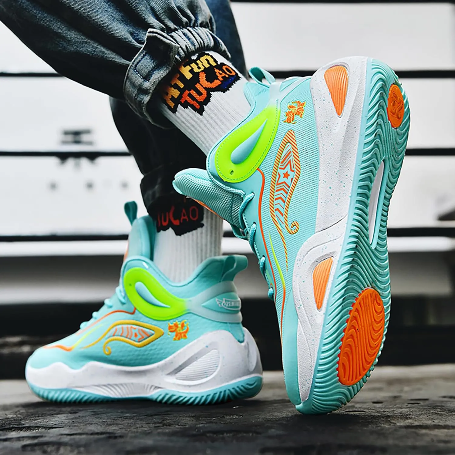 Women Men Basketball Shoes Breathable Men Non Slip Outdoor Fashion Unisex Sneakers