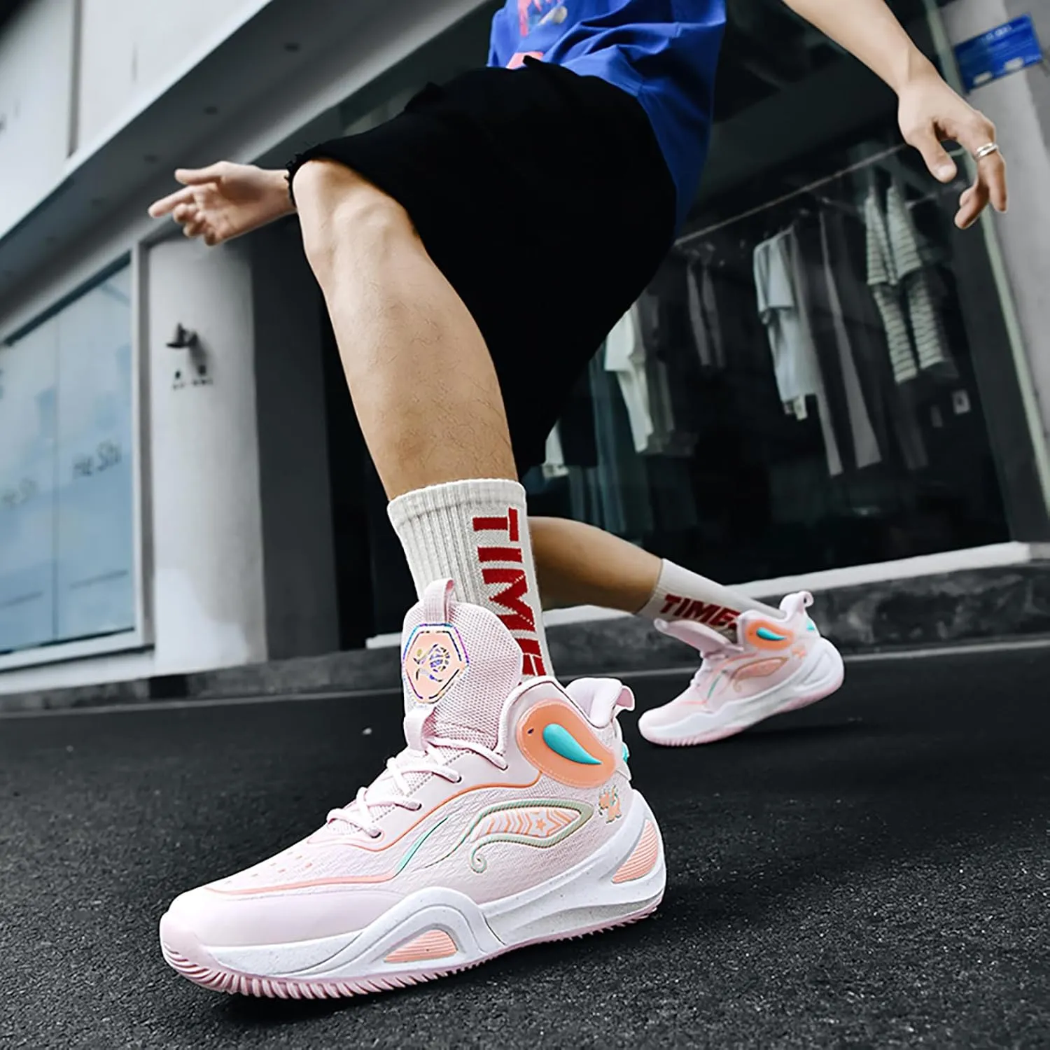 Women Men Basketball Shoes Breathable Men Non Slip Outdoor Fashion Unisex Sneakers