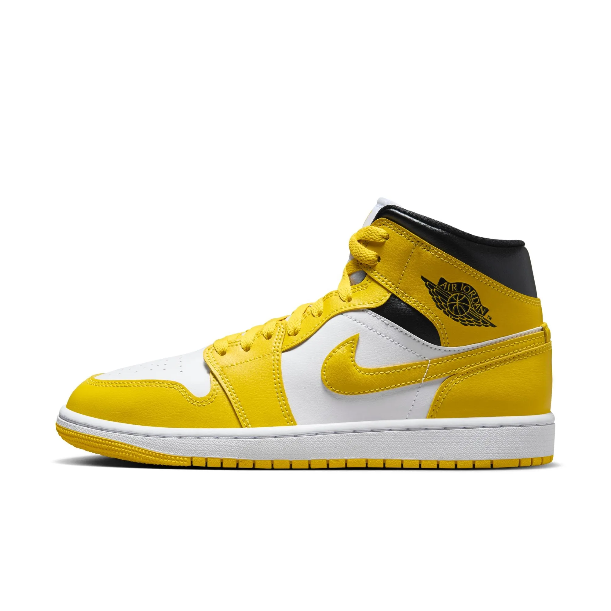 WOMENS AIR JORDAN 1 MID (VIVID SULFUR)