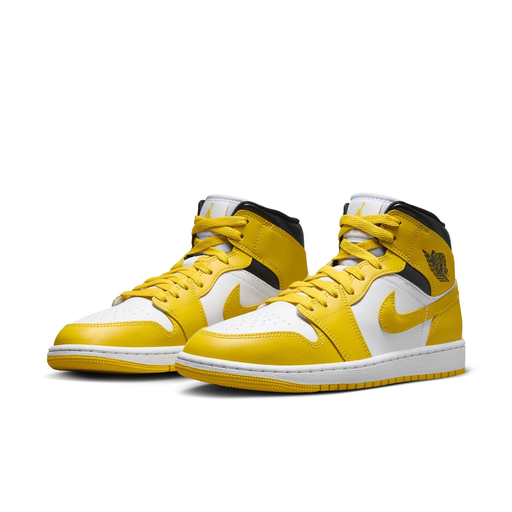 WOMENS AIR JORDAN 1 MID (VIVID SULFUR)
