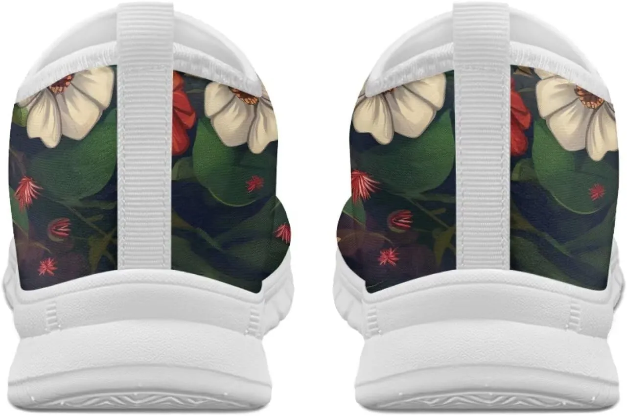 Women's Casual Loafers Dog Print Running Shoes Lightweight Non-Slip Athletic Tennis Training Shoe