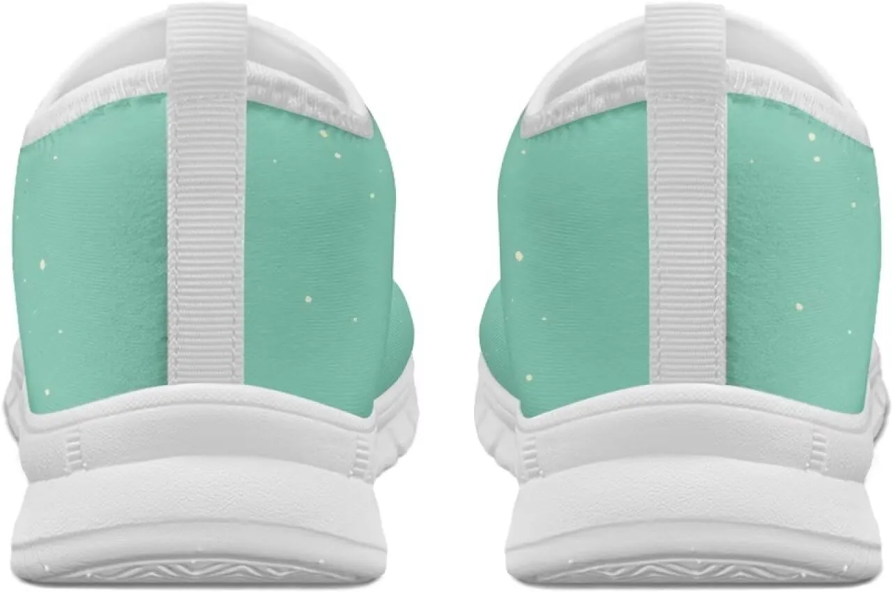 Women's Casual Loafers Dog Print Running Shoes Lightweight Non-Slip Athletic Tennis Training Shoe