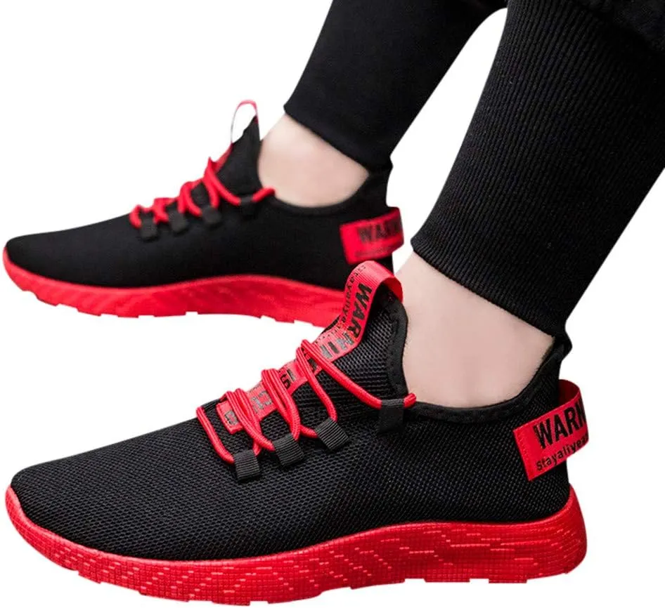 Women's Fashion Sneaker Non Slip Lace Up Comfort Women's Work or Walking Sneakers Men's Basketball Shoes Women Slip On Loafers Waterproof Sneakers Men