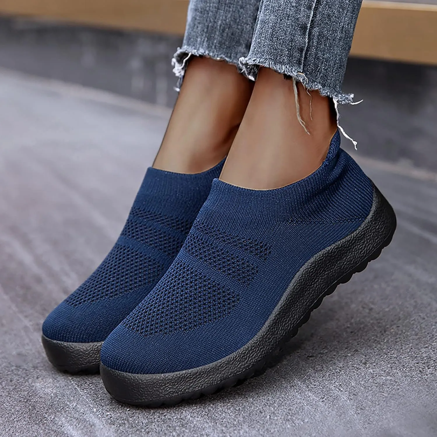 Women's Fashion Sneaker Non Slip Lace Up Comfort Women's Work or Walking Sneakers Men's Basketball Shoes Women Slip On Loafers Waterproof Sneakers Men