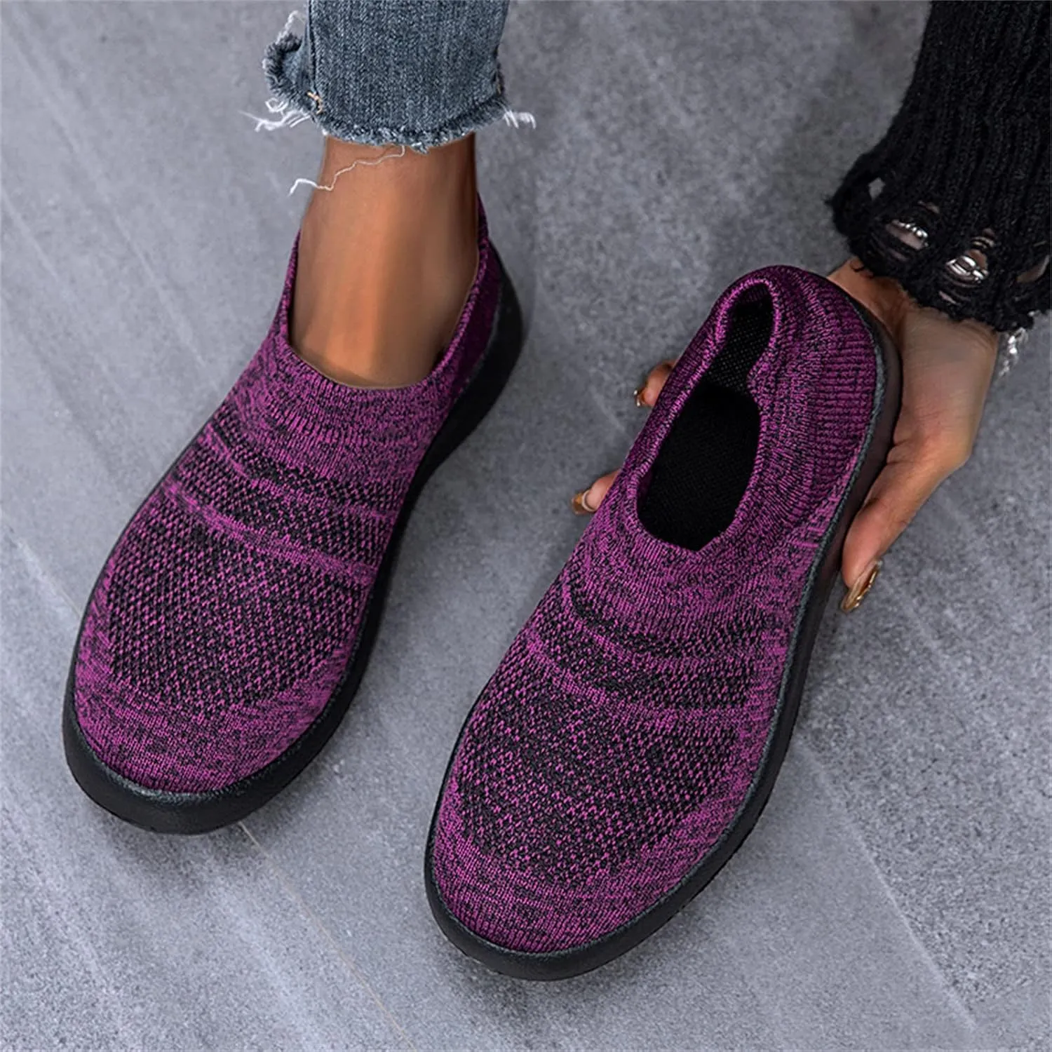 Women's Fashion Sneaker Non Slip Lace Up Comfort Women's Work or Walking Sneakers Men's Basketball Shoes Women Slip On Loafers Waterproof Sneakers Men