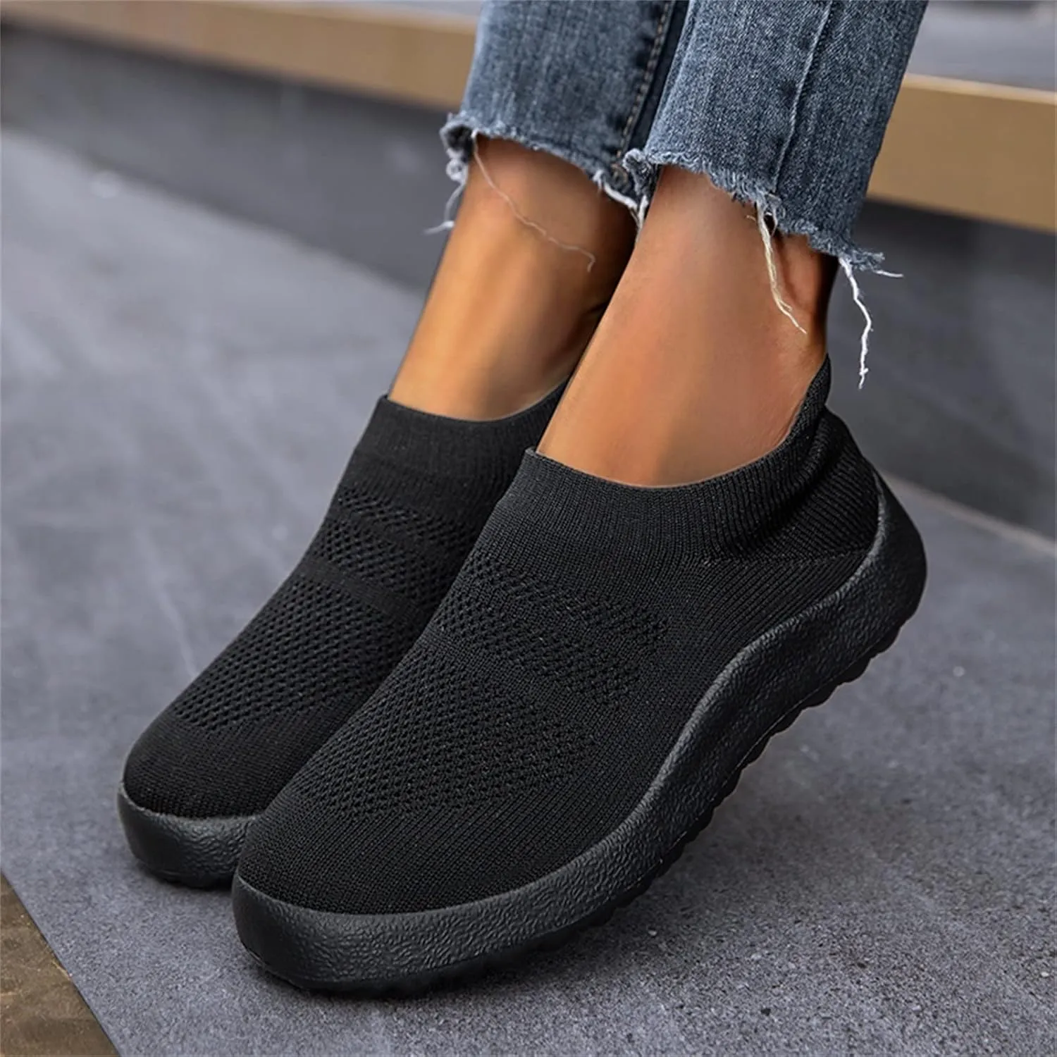Women's Fashion Sneaker Non Slip Work Wide Comfortable Slip Resistant Work Shoes Wide Basketball Shoes Sports Loafer Women Sneaker Insoles Women