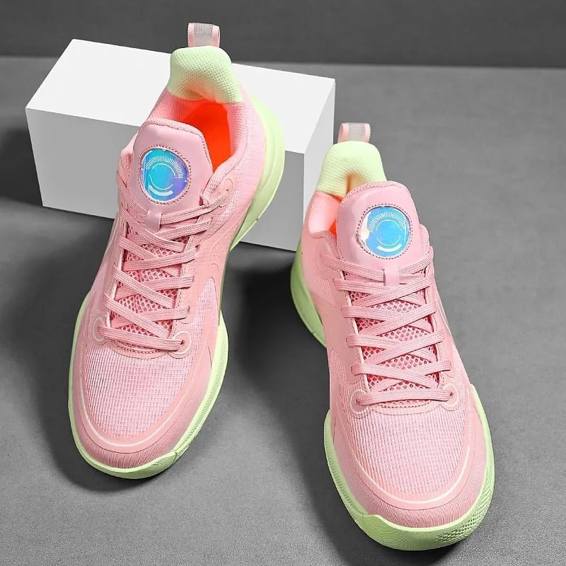 Womens Mens Basketball Shoes Fashion Neutral High Rebound Sport Shoes Breathable Anti Slip Sneakers Running Walking Tennis Shoes