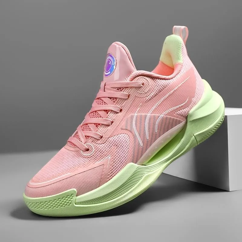 Womens Mens Basketball Shoes Fashion Neutral High Rebound Sport Shoes Breathable Anti Slip Sneakers Running Walking Tennis Shoes
