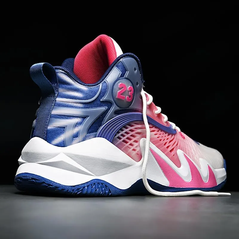 Womens Mens Basketball Shoes Fashion Sneakers Lightweight Non Slip Outdoor Sports Running Walking Tennis Shoes
