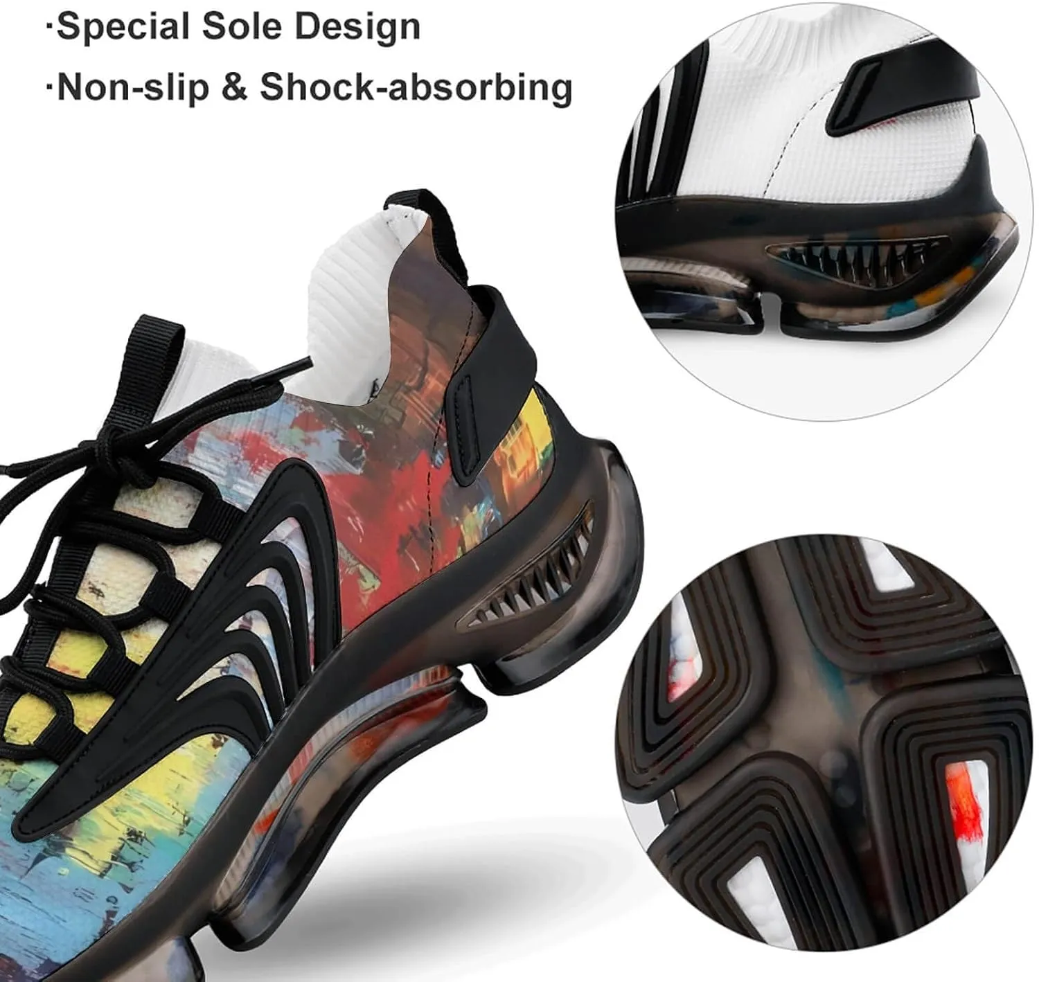 Women's Road Running Shoes, Fashion Trail Shoes, Excursion Breathable Sneakers, Lightweight Non Slip Trainers, Athletic Shoe
