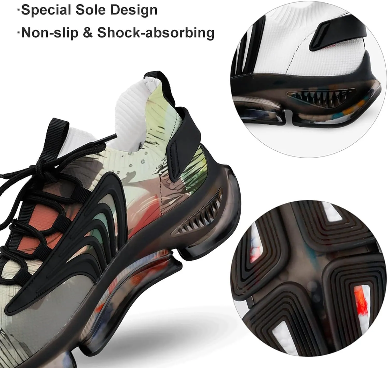Women's Road Running Shoes, Fashion Trail Shoes, Excursion Breathable Sneakers, Lightweight Non Slip Trainers, Athletic Shoe