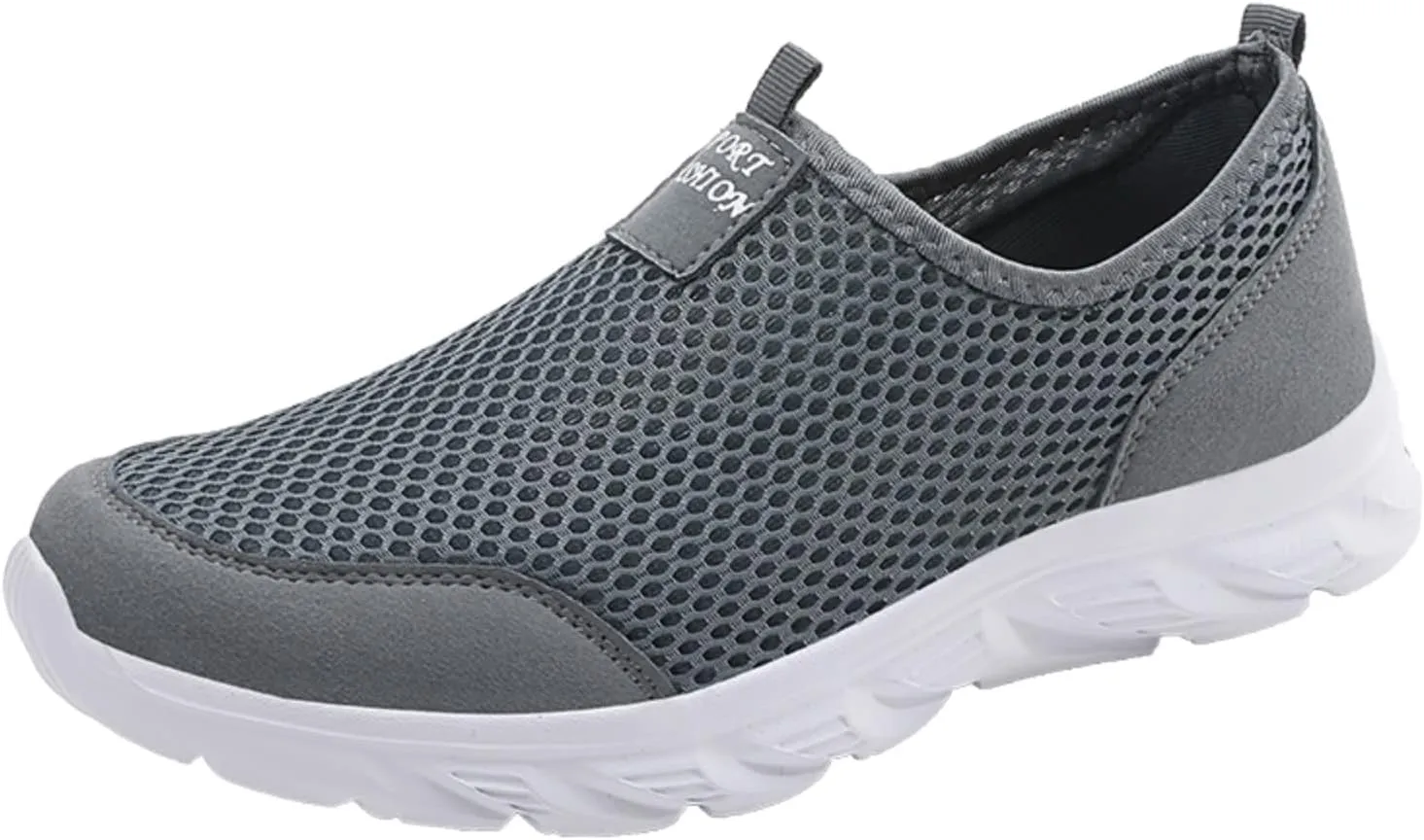 Womens Slip on Walking Shoes Comfort Lightweight Tennis Shoes Men Walking Men's Casual Shoes White Platform Sneakers White Tennis Shoe Loafers Shoe
