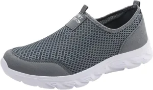 Womens Slip on Walking Shoes Comfort Lightweight Tennis Shoes Men Walking Men's Casual Shoes White Platform Sneakers White Tennis Shoe Loafers Shoe