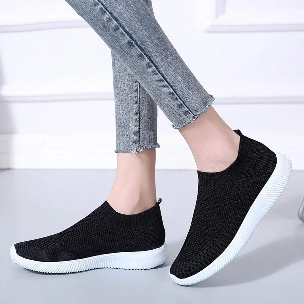 Women's Slip on Walking Shoes Tennis Lightweight Gym Non Slip Work Shoes Women Casual Women's Shoes Casual Fashion Sneakers 2025 Platform Tennis Shoe Trainers Shoe