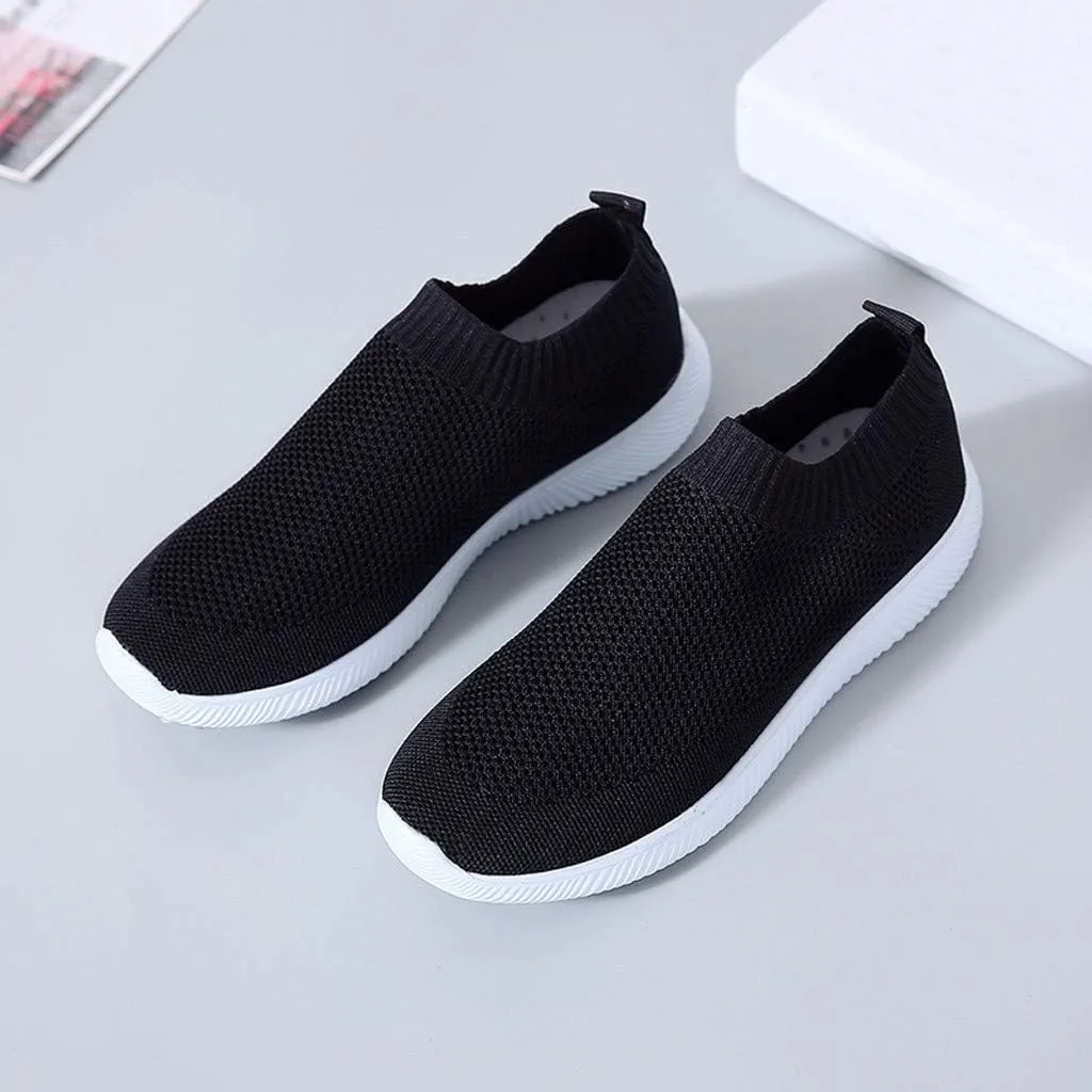 Women's Slip on Walking Shoes Tennis Lightweight Gym Non Slip Work Shoes Women Casual Women's Shoes Casual Fashion Sneakers 2025 Platform Tennis Shoe Trainers Shoe