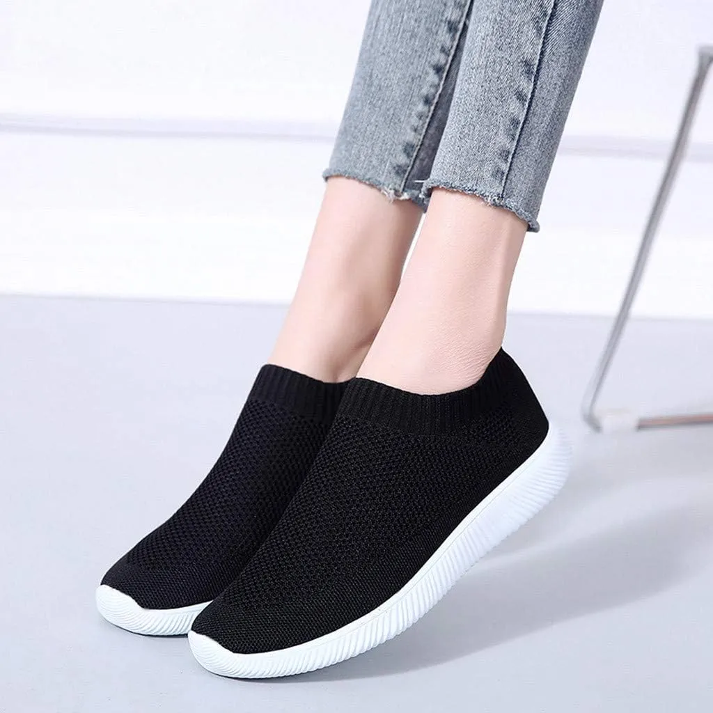 Women's Slip on Walking Shoes Tennis Lightweight Gym Non Slip Work Shoes Women Casual Women's Shoes Casual Fashion Sneakers 2025 Platform Tennis Shoe Trainers Shoe