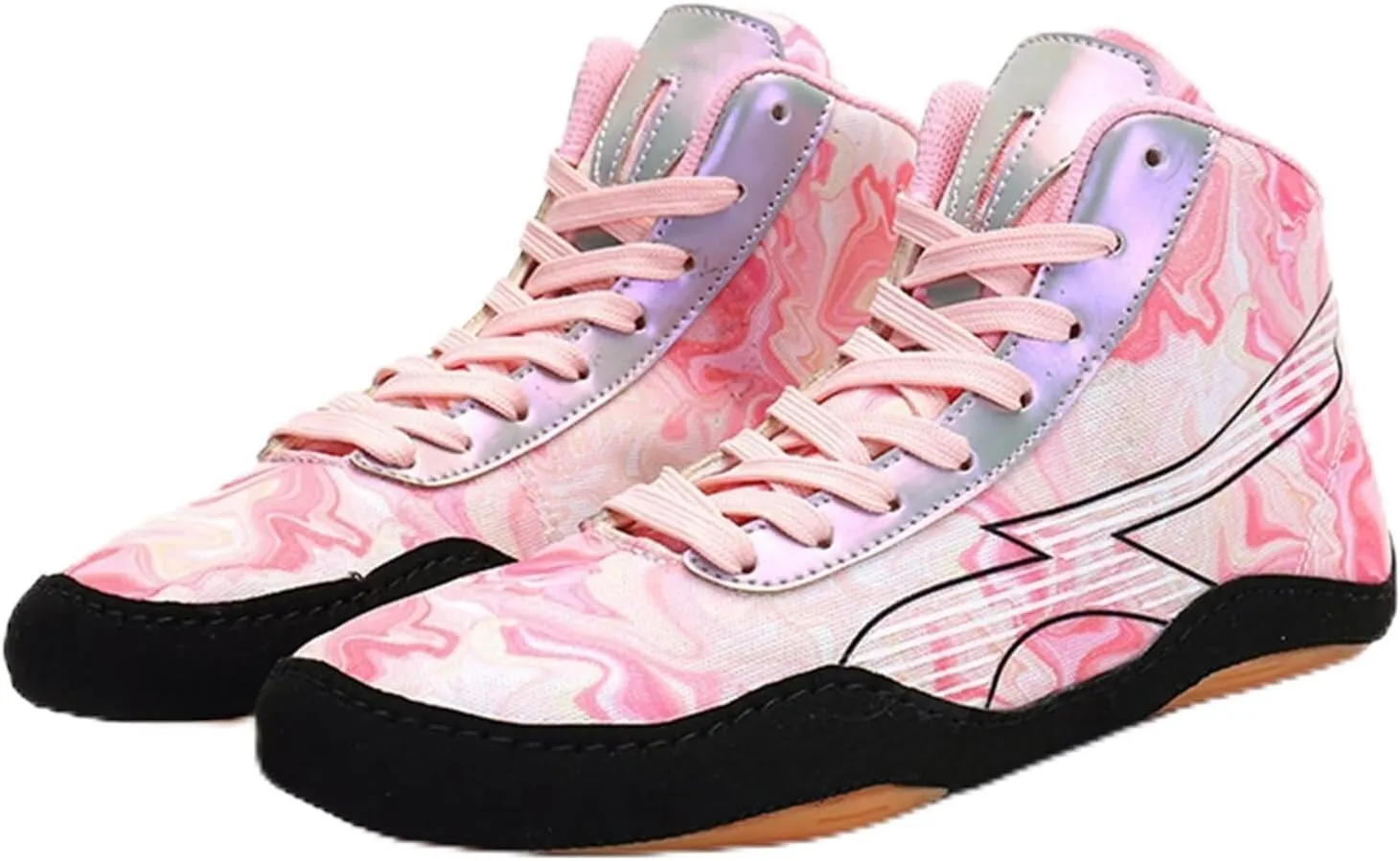Women's Wrestling Boxing Shoes Combat Training Shoes for Men Non Slip Fitness Sneakers for Wrestling, Boxing, Weightlifting & Bodybuilding