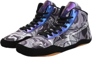 Women's Wrestling Boxing Shoes Combat Training Shoes for Men Non Slip Fitness Sneakers for Wrestling, Boxing, Weightlifting & Bodybuilding