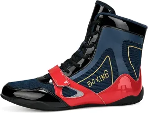 Women's Wrestling Boxing Shoes Men's Combat Training Shoes Pro Fighting Boots and Training Workout Shoes Non Slip Fitness Sneakers