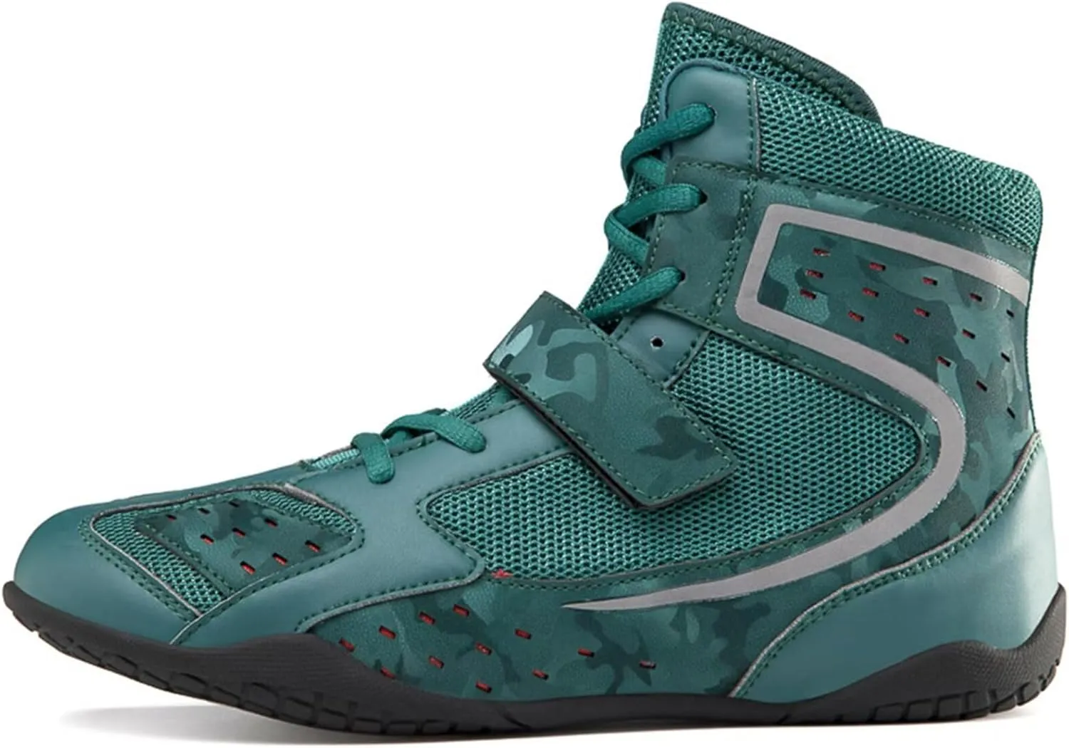 Wrestling Shoes Boxing Boots for Men and Women Anti-Slip Combat Training Shoes for Wrestling, Boxing, Weightlifting & Bodybuilding