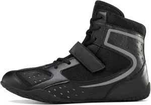 Wrestling Shoes Boxing Boots for Men and Women Anti-Slip Combat Training Shoes for Wrestling, Boxing, Weightlifting & Bodybuilding