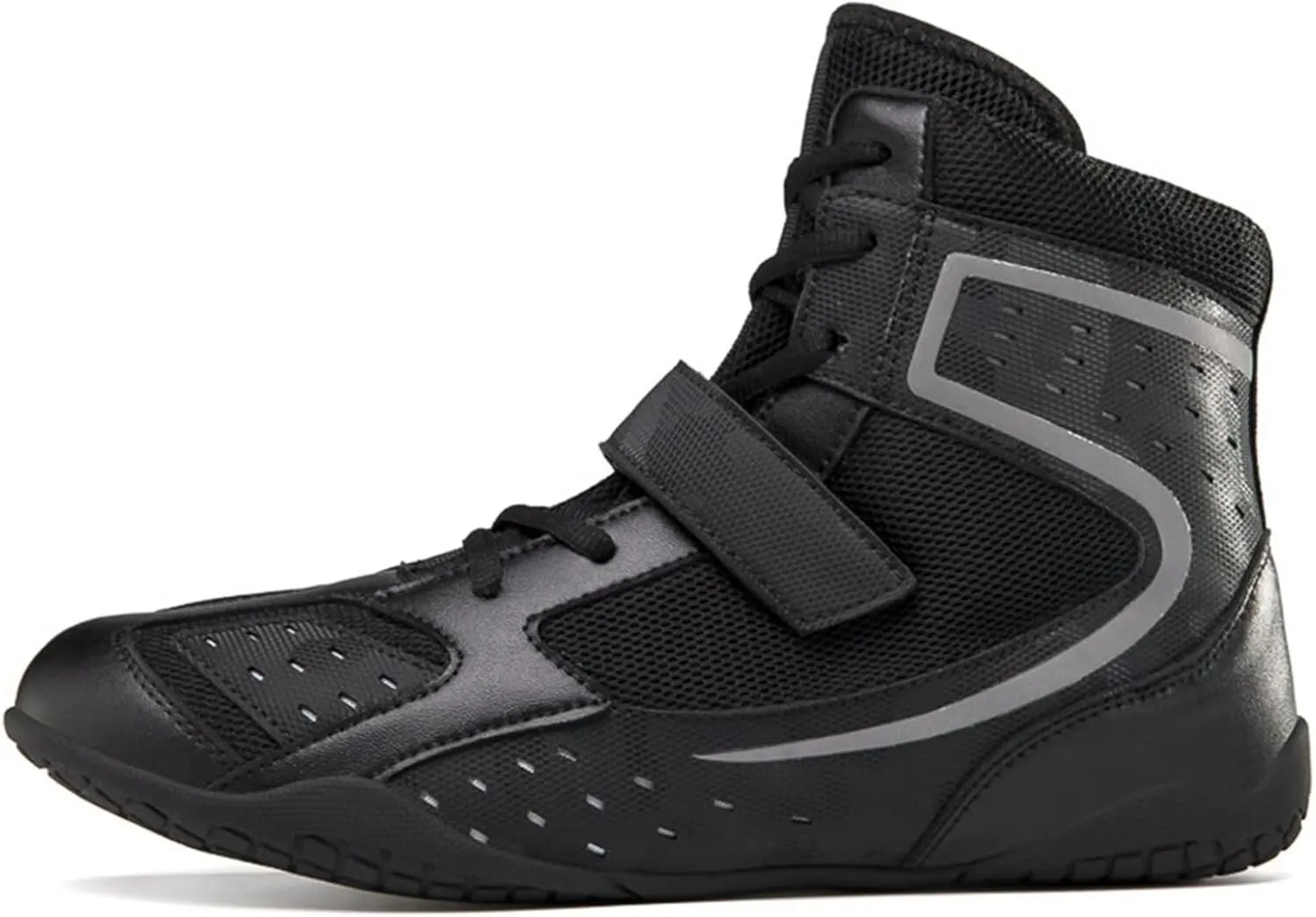 Wrestling Shoes Boxing Boots for Men and Women Anti-Slip Combat Training Shoes for Wrestling, Boxing, Weightlifting & Bodybuilding