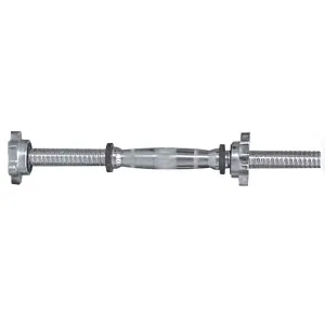 Xpeed Knurled Standard Dumbbell Handle - 14 Inch