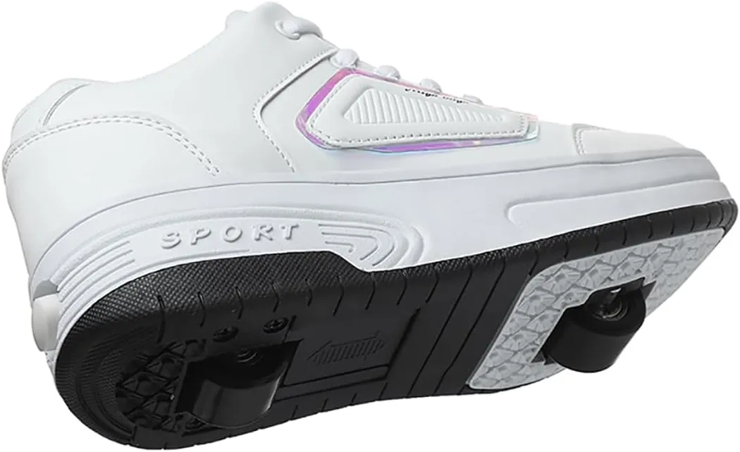 Ylllu Kids LED Roller Skate Shoes with Single Wheel Light up Roller Shoes Gift for Girls Boys Children